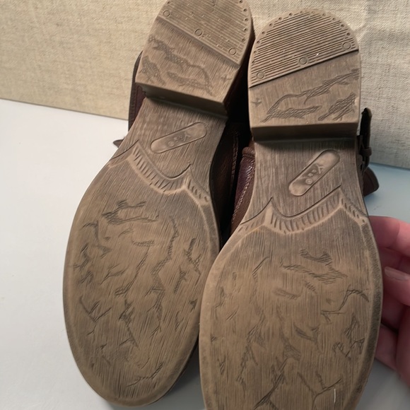 Ladies winter boots. Brown leather - Picture 4 of 7